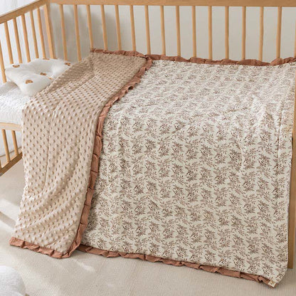 Pastoral Style Cotton Cozy Baby Quilt