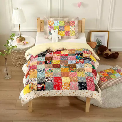 Pure Cotton Splicing Soft Baby Quilt