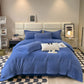 Fluffy Solid Color Flannel Bedding Set(4PCS)