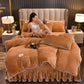 Double-sided Flannel Soft Bedding Set(4PCS)