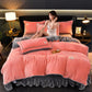 Double-sided Flannel Soft Bedding Set(4PCS)