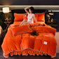 Double-sided Flannel Soft Bedding Set(4PCS)