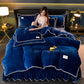 Double-sided Flannel Soft Bedding Set(4PCS)