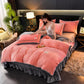 Double-sided Flannel Soft Bedding Set(4PCS)