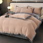 Winter Fleece Solid Color Bedding Set(4PCS)