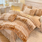 Fluffy Fleece Duvet Cover Bedding Set(4PCS)