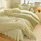 Fluffy Fleece Duvet Cover Bedding Set(4PCS)