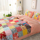 Pure Cotton Plaid Patchwork Baby Quilt