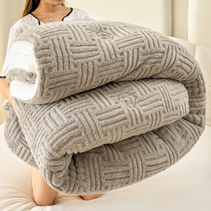 Fluffy Fleece Thick Warm Winter Blanket