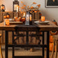 Halloween Spider Web Bat Table Runner