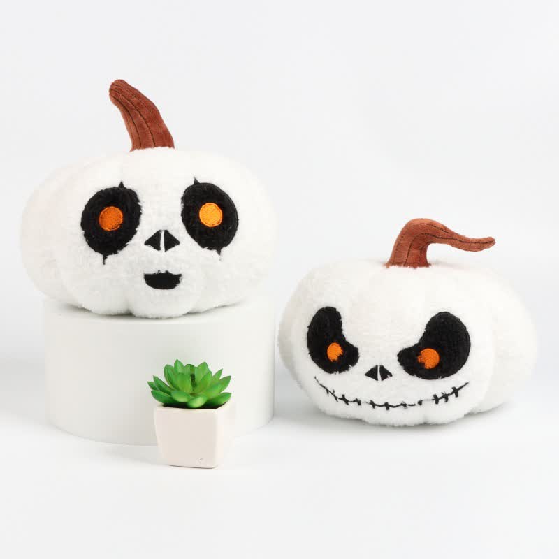 Halloween Pumpkin Monster Ornament Pillow