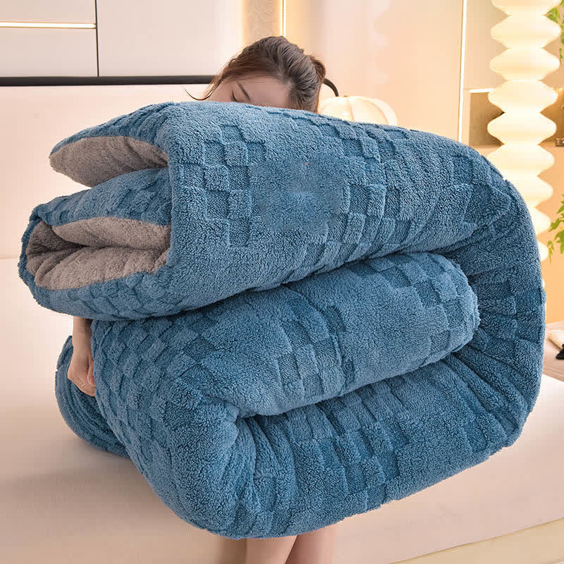 Winter Sherpa Warm Blanket with Quilt Core - image 13