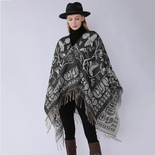 Retro Style Tassel Travel Shawl Wrap