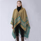 Hooded Tassel Travel Shawl Cape