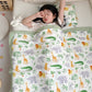 Bamboo Fiber Jungle Animals Toddler Quilt