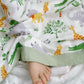 Bamboo Fiber Jungle Animals Toddler Quilt