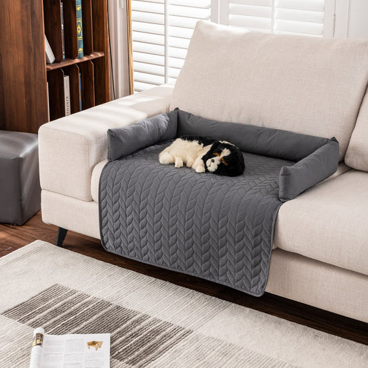 Solid Color Furniture Protector Pet Bed