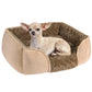 Semi-enclosed Warm Fleece Pet Bed