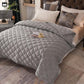 Solid Color Diamond Texture Soft Quilt