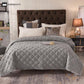 Solid Color Diamond Texture Soft Quilt