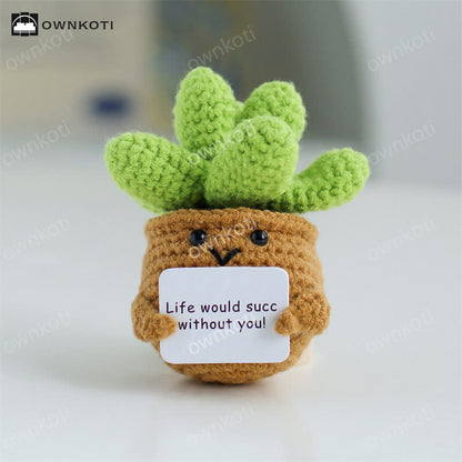 Emotional Support Potted Plant Ornament