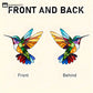 Colorful Bird Acrylic Window Hanging