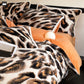 Leopard Soft Flannel Warm Bedding Set(4PCS)