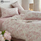 Elegant Floral Soft Velvet Bedding Set(4PCS)