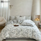 Elegant Floral Soft Velvet Bedding Set(4PCS)