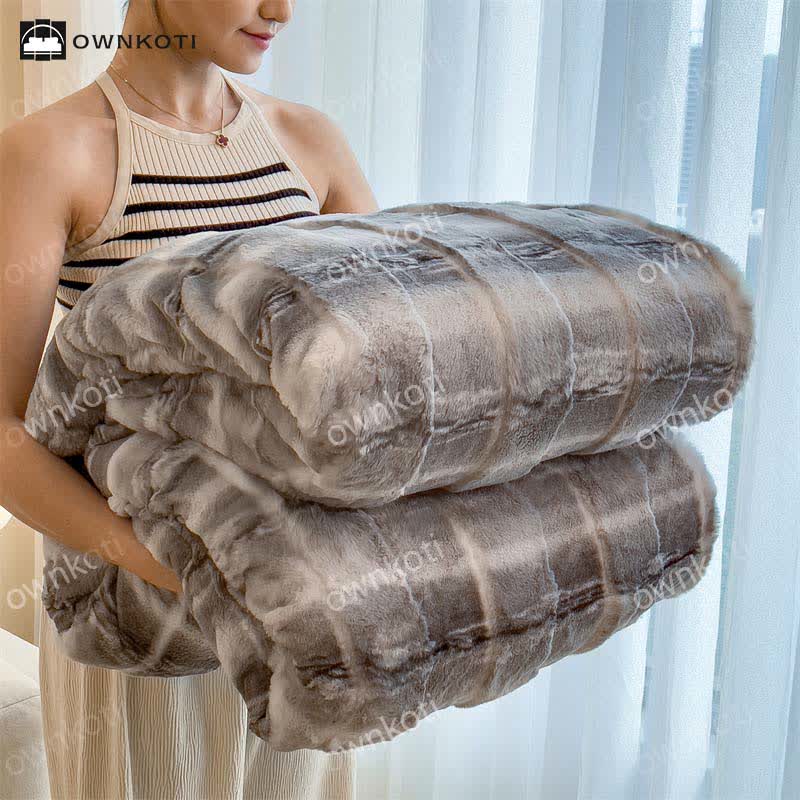 Modern Style Soft Fleece Throw Blanket