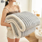 Jacquard Wave Texture Fleece Blanket