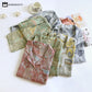 Retro Cotton Gauze Couple Pajama Set - image 1