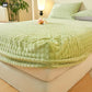 Solid Color Warm Fleece Fitted Sheet