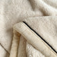 Solid Color Fleece Reversible Throw Blanket