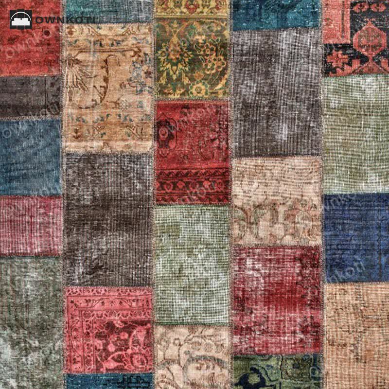 Vintage Patchwork Anti-slip Area Rug