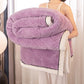 Soft Fleece Solid Color Throw Blanket