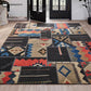 Moroccan Geometric Waterproof Decorative Area Rug