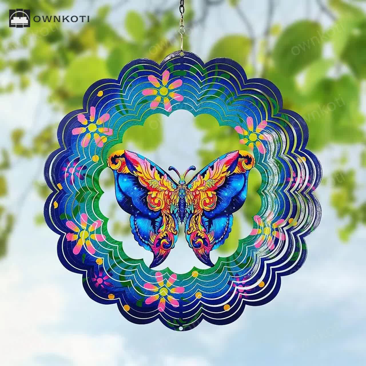 3D Animal Wind Spinner Hanging Ornament