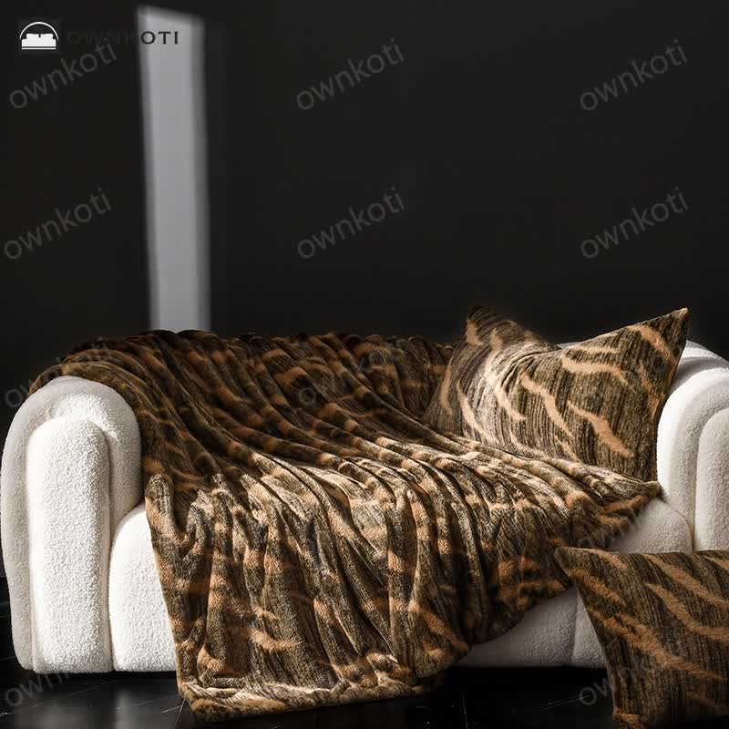 Vintage Velvet Soft Sofa Throw Blanket