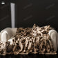 Velvet Vintage Floral Sofa Throw Blanket