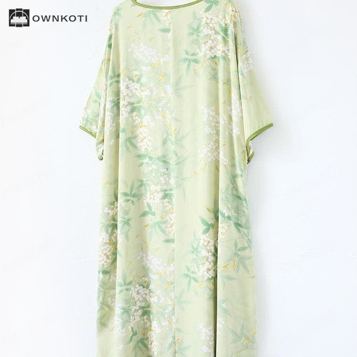 Plus Size Refresh Pastoral Long Nightgown