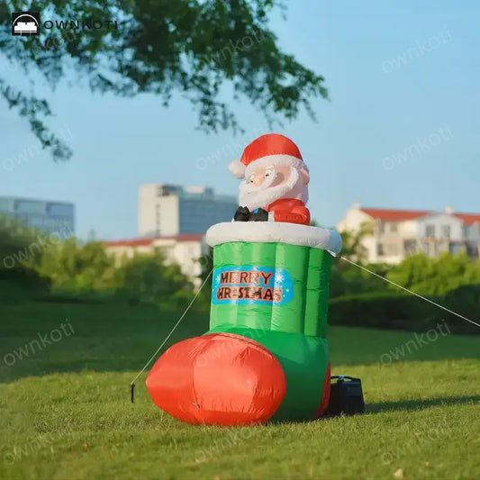 Christmas Dynamic Inflatable Decoration with LED Lights