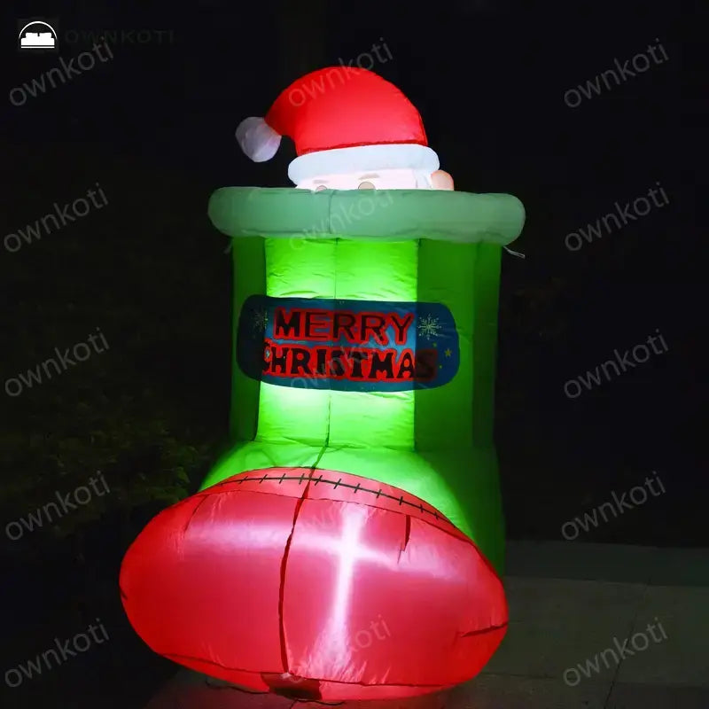 Christmas Dynamic Inflatable Decoration with LED Lights