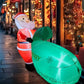 Santa Claus Inflatable Decoration with LED Lights