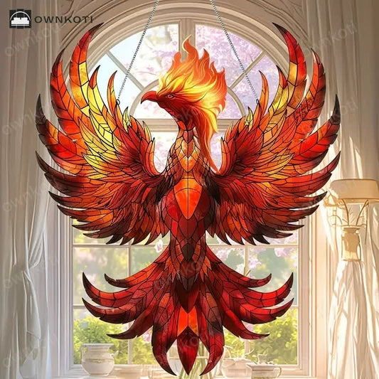 Halloween Firebird Acrylic Home Decor Hanging