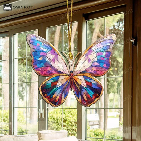 Colorful Butterfly Acrylic Hanging Decoration