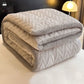 Sherpa Warm Throw Blanket with Quilt Core