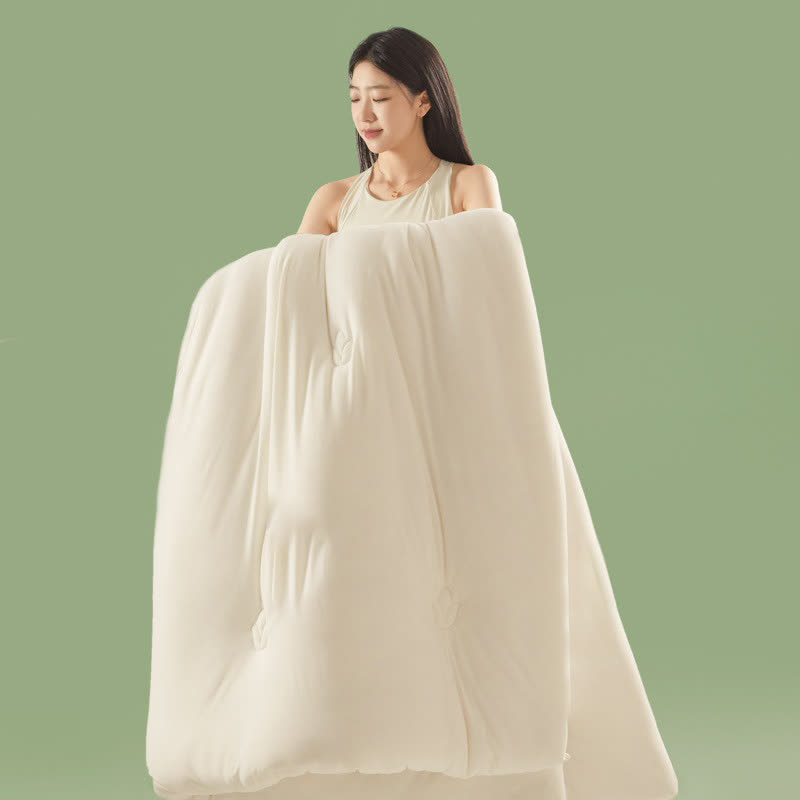 Solid Color Cotton Soft Breathable Comforter - image 5