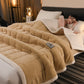 Double-sided Fleece Simple Throw Blanket - image 12