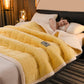 Double-sided Fleece Simple Throw Blanket - image 10